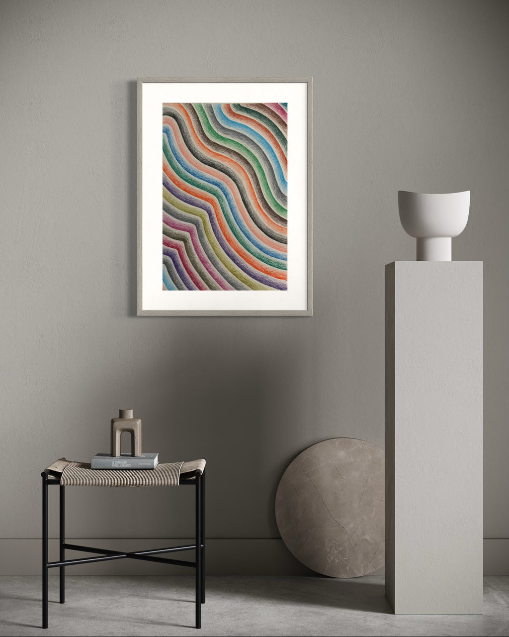 Waves IV — Framed print