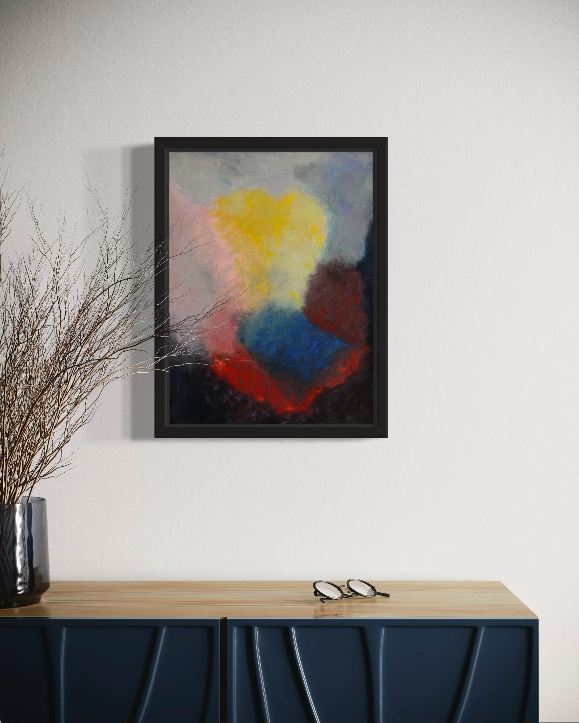 Abyssal — Framed printed canvas