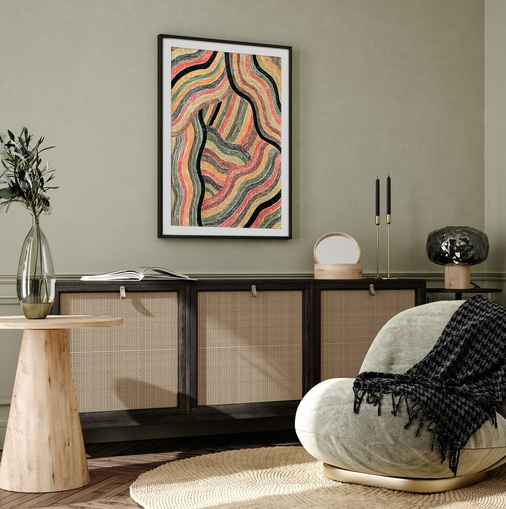 Earthy Waves — Print